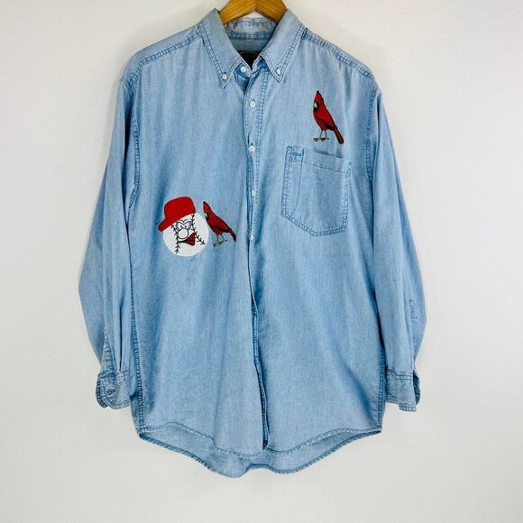 River’s End Trading Co. Casual Button Down Chambray St. Louis Shirt. Size M. - Picture 1 of 7